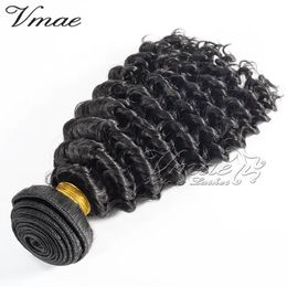 Weaves Vmae Brazilian Natural Colour Curly Hair Extensions 100% Unprocessed Human Hair Weave 3PCS Kinky Curly Virgin Hair