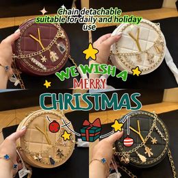 Cases designer bag ladies shoulder bag fashion crossbody bag holiday vibe bag party bag metal decoration christmas chain christmas gift