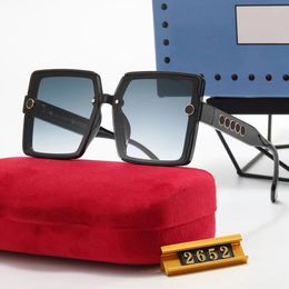 Luxury designer sunglasses men's and women's large frame sunglasses beach sunglasses luxurious design with box