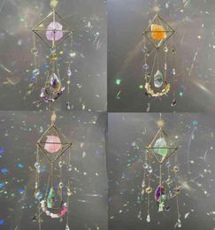 Healing Aura Quartz Window Sun Catcher PrismPrism Hanging SuncatcherCar Charm WindowWitchy Suncatchers AA2203181322788