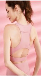 Women Breathable Sports Bra With Back Pocket Absorb Sweat Shockproof Padded Sports Bra Top Athletic Gym Running Fitness Yoga 2021 2820978