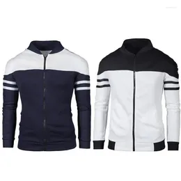 Men's Jackets Fashion Autumn And Winter Clothing Sportswear Zipper Slim Jacket Long-sleeved Casual 4xl