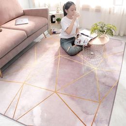 Carpets Living Room Bedroom Carpet Modern Trend Household Cashmere Coffee Table Sofa Cushion Decoration Products Exquisite Floor Mat