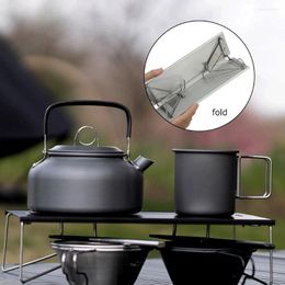 Camp Furniture Outdoor Table Portable Barbecue Mini Aluminum Alloy Ultralight With Storage Bag For Garden Picnic Camping