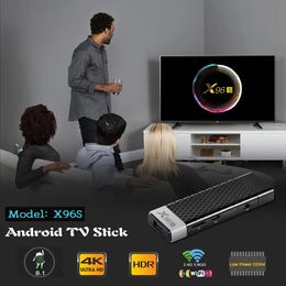 Box Smart TV Stick Android 9.0 TV Box X96S Amlogic S905Y2 DDR3 2GB 16GB X96 Mini PC 2.4G WiFi Bluetooth 4.2 TV Dongle 4K Media Player