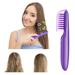 Electric Detangling Brush Hair Curly Combs Detangle Scalp Massage Loosen Smooth Knots Tangles Tools Beauty Health 240102