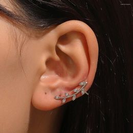 Stud Earrings Insets Inlaid With Cubic Zirconia Stars Love Ear Clip Cool Style Small Design Leaves Fishbone Personalised