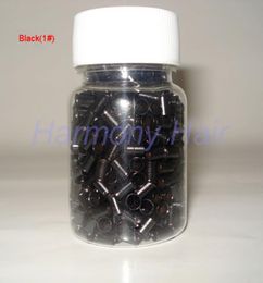 1000pcsbottle 40mmx36mmx6mm Micro copper Rings LinksBeads For Hair Extensions tools 8 colors9790169