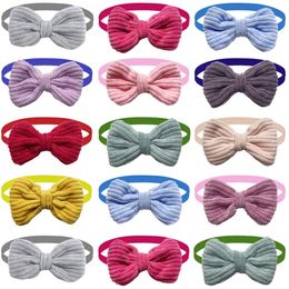 50/100pcs Small Dog Bow Tie For Puppy Dog Bowties Collar Adjustable Girl Dog Bowtie For Cat Dog Collar Pet Supplier 240103