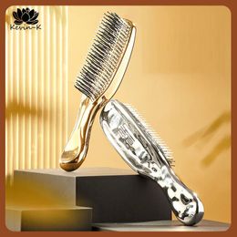 Upscale Luxury Style Massage Comb Fine Air Cushion Comb Large Comb Electroplated Crafted Gift with Gift Box Styling Tools 240102