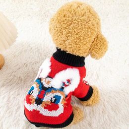 Dog Apparel Pattern Year Sweater Chinese Style Soft Cosplay Costume Wool Warm Spring Festival Clothes