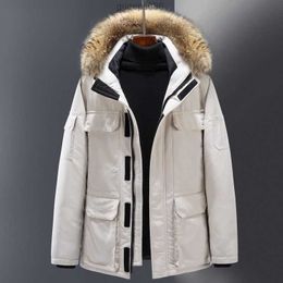 Uomo Piumino Parka Designer Uomo canadese Giacche Cappotti Abiti da lavoro invernali Giacca all'aperto Addensato Moda Mantenimento caldo Coppia Trasmissione in diretta Gooses012