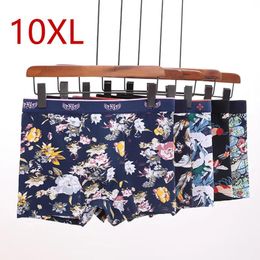 Underpants 10xl 9xl 8xl 7xl 6xl 5pcs/lot Large Size Men Underwear Male Boxer Panties Shorts Men's Cotton Underpants Breathable Man Boxers