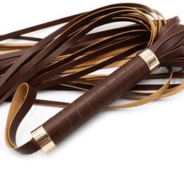 Leather Whip Bdsm Spanking Flogger Bondage Tassel Slave Fetish Sex Toys For Couples Woman Adult Games tool 240102