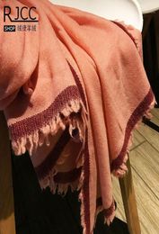 Scarves Winter Autumn Warm Pure Cashmere Scarf Women Lady Shawl Solid Color Ladies Wild Spring And Mongolia17551241