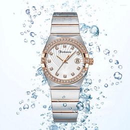 Wristwatches Women Classic Luminous Quartz Watch Ladies Fashion Analogue Water Resist Wristwatch For Daily Life Travel