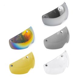 cycling helmet glasses visor lens tt mtb road bike aero helmet transparent Grey yellow Colours lens anti uv goggles Accessories 240102