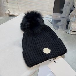 Caps designer beanie luxury mens ribbed pattern beanie hat women High quality fall and winter fashion wool knitting warm knitted cap