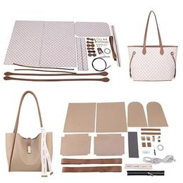 Accessories Bag Parts Accessories Accessories Handmade Handbag Set Hand Stitching DIY Bag Kit Making Hand Sewing Leather Craft Tote Bag for Wo