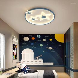 Ceiling Lights Ultra-Thin Acrylic Round For Living Room Bedroom LED Lamp Modern Star Surface Mounted With Remote Control