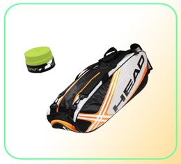 HEAD Tennis Bag Mens Tennis Racket Large Sport Bag Outdoor Gym Badminton Backpack 49 Racquet Sports Bag With Handle Waterproof 226194852