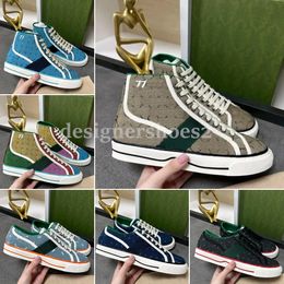Tennis 1977 sneaker Designers Casual Shoes High Top running shoes canvas 1977s Ace Sneakers Womens Shoe Black White Green Stripes Vintage casual Shoes