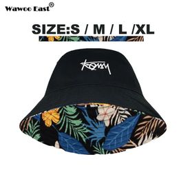 Big Head Size Fisherman Hat Male Reversible Hawaii Korean Autumn Hats for Men Casual Panama Hat Bob Hip hop Bucket Hat Men Caps 240102