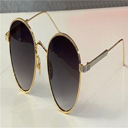 New fashion design sunglasses 0009S retro round k gold frame trend avant-garde style protection eyewear top quality with box308J
