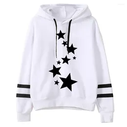 Women's Hoodies Star Girl Y2k Punk Women Streetwear 2024 Clothing Kawaii Sweatshirts