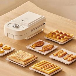 Bread Makers 650W Electric Sandwich Machine Waffle Maker Toaster Multifunctional Timing Breakfast Takoyaki Pancake Donut Toast Machin