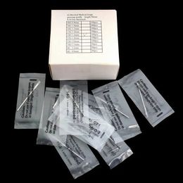 200PCS Piercing Needles Steel 14G Disposable Body Piercing Needles E.O.Gas Sterilized Permanent Makeup Tattoo Needles 240102