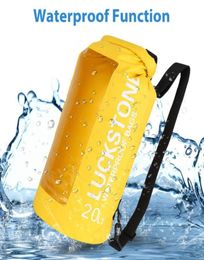 Waterproof Dry Bag Sack Ocean Pack Floating Boat Kayaking Backpack Roll Top Travel With Straps Pool Accessories1288558
