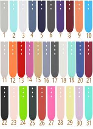 Soft Silicone Strap Band Dual Colors for Watch Series 6 2 3 4 5 38MM 42MM 40MM 44MM9870397