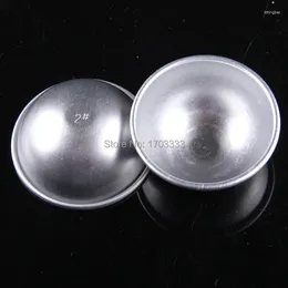 Baking Moulds 500 Pcs DIY Fashion Ball Aluminium Alloy Sphere Bath Bomb Cake Pastry Mould 3 Size DHL Fedex