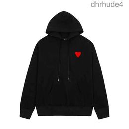 Hoodie Male and Female Designers Amis Paris Hooded Highs Quality Sweater Embroidered Red Love Winter Round Neck Jumper Couple Sweatshirts Yd33 BHT0 NL7K