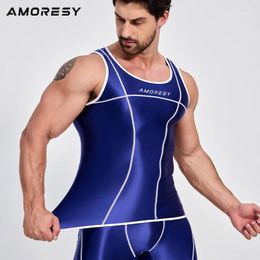Women's Swimwear AMORESY Uranus Series Spandex Tight Sports Hurdle Vest Pants