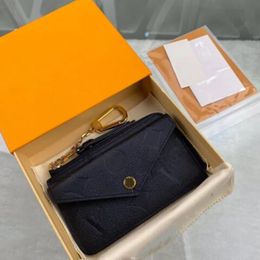 Purses designer wallets bag CARD HOLDER RECTO VERSO Fashion Womens Mini Zippy Organiser Wallet Coin Purse Bag Belt Charm Key Pouch Pochet