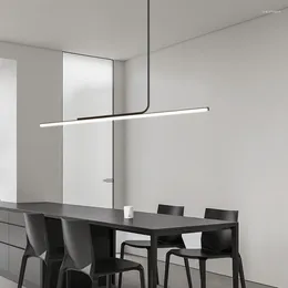 Pendant Lamps Nordic Minimalist LED Lights Hanging Wire Line Lamp For Dining Table Living Room Kitchen Restaurant Home Indoor Lighting