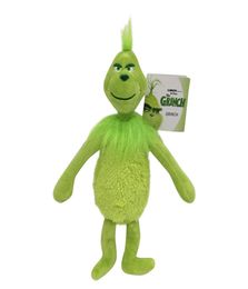 Factory Whole 4 Designs 32cm 20cm Grinch Christmas Scarf Green Monster and Dog Plush Toy Movie Peripheral Doll Kids Christmas 7677254