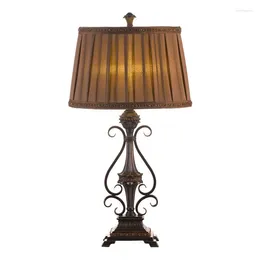 Chandeliers American Style Desk Lamp Luxury Large High-End Bedroom Living Room Study European Classical French Retro