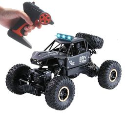 Paisible Electric 4WD RC Car Remote Control Toy Bubble Machine On Radio 4x4 Drive Rock Crawler For Boys Girls 5514 240103