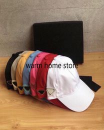 Women Men Fashion Peaked Cap with Individual Box Black Pink White Baseball Strapback Sun Hat Unisex Outdoor Street Sport Casual Ba7979288