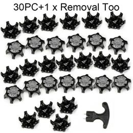 Products Other Golf Products 30 Shoe Spikes Replace Clamp Screw in Removal Tools Plastic Black Supplies Accessories Support From Up Ground