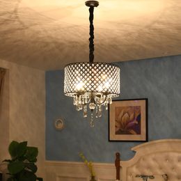 Crystal Pendant Light Dining Table Hollow Out Crystal Hanging Lamp Home Decor Dinning Room Resturant Suspension Lighting