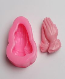 BB021 Prayer Hand Finger Silicone Moulds For Soap Candle Making ResinClay Crafts Molds6931926