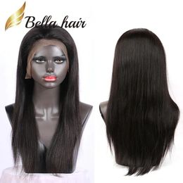 Wigs 360 Lace Front Wigs Full Lace Human Hair Wig for Black Women Virgin Unprocessed with Babyhair Silky Straight Can make Ponytail and