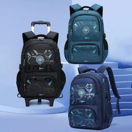 Bags School Bags Wheeled Waterproof Schoolbag For Kids Trolley Backpacks Children Luggage School Bags Girls Boys Backpack School Bags W