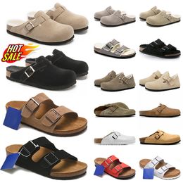 Birkenstock Boston Clogs Birkens Slippers pantofole designer Birks sandali clog arizona slides uomo scarpe donna shearling pelle scamosciata