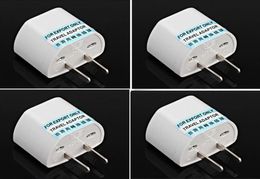 High quality New 100 Pcs Lot Universal EU US AU to US AC Travel Power Plug Charger Adapter Converter Travel Adaptors4473106