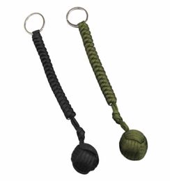 Outdoor Steel Ball Security Protection Bearing Self Defense Rope Lanyard Survival Tool Key Chain Multifunctional Keychain Bracelet4750105